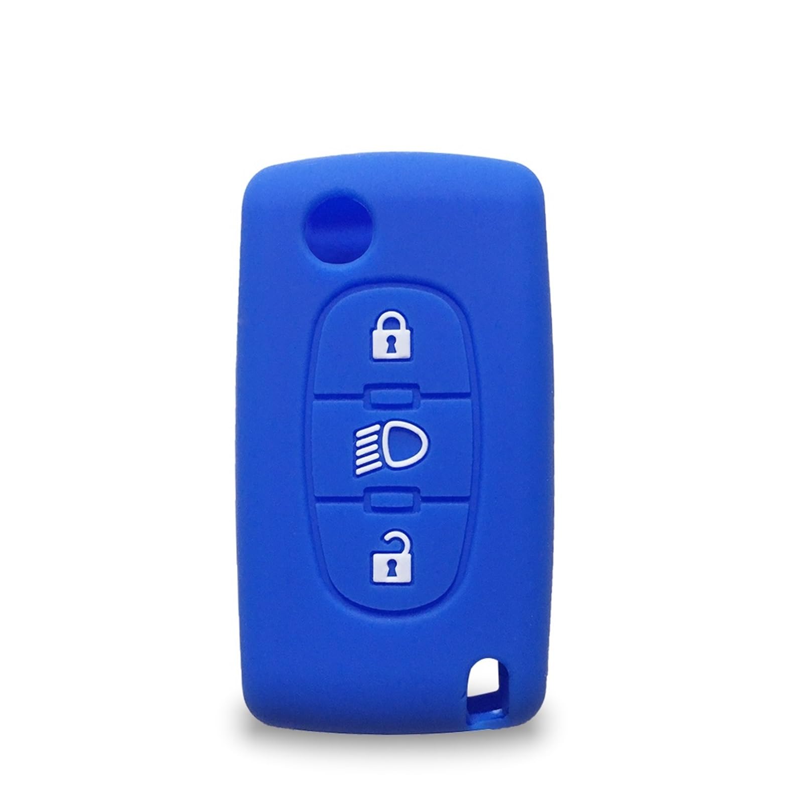 Autoschlüssel Gehäuse Für Citroen C4 Flip Remote Auto Schlüssel Fall Für Citroen C4 Kaktus Grand Picasso C5 C8 3 Tasten Auto Zubehör schlüsselbund(1blue) von YBCVEPQ