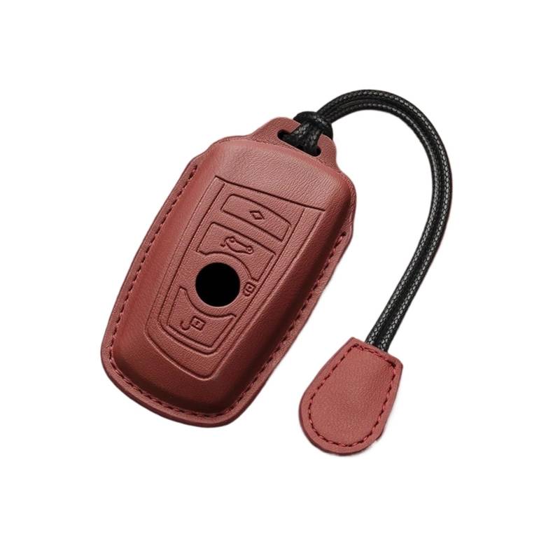 Autoschlüssel Gehäuse Für F20 F30 F31 F11 X3 F25 X4 I3 M3 M4 1 3 5 Serie Auto Schlüssel Fall Gleiche Farbe Innen Halter Schlüsselbund Zubehör(A Red) von YBCVEPQ