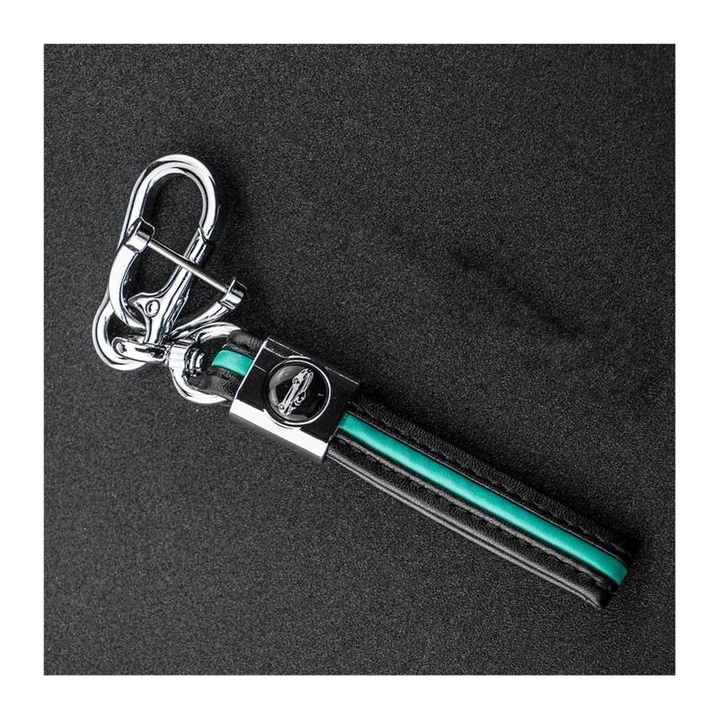 Autoschlüssel Gehäuse Für Ford Focus4 Edge Explorer Mondeo Trurus Mustang Ranger Schutz TPU Auto 3 4 Taste Schlüssel Fall Abdeckung Halter Keycahin(Green Key Chain) von YBCVEPQ