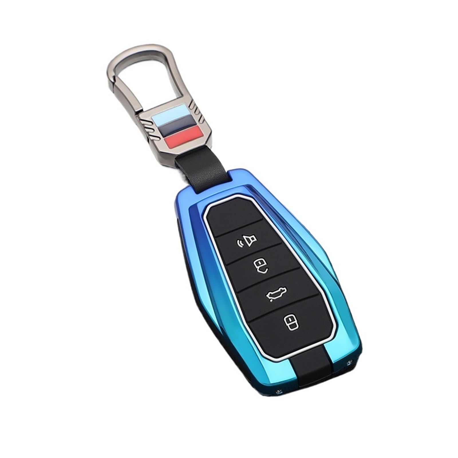 Autoschlüssel Gehäuse Für Geely Coolray X6 Emgrand Global Hawk GX7 Fernbedienung Zubehör Auto-Styling Schlüsselbund Auto Key Fob Abdeckung Fall Shell Halter Set(Orange) von YBCVEPQ