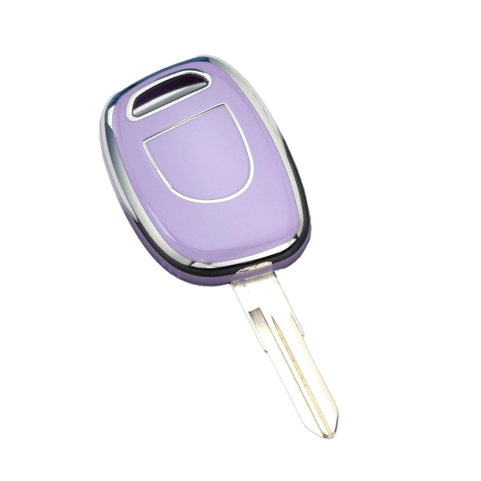 Autoschlüssel Gehäuse Für Renault Twingo Clio Kangoo Master TPU Auto Schlüssel Abdeckung Fall KEIN Chip Schlüssel Schutz Keyless Shell Fob Schlüsselbund Zubehör(Purple Key Cover) von YBCVEPQ