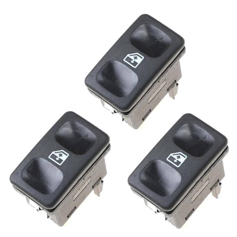 Elektrischer Fensterheber Für Golf für JE -TTA für MK2 1985-1987 1988 1989 Auto Power Window Control Switch Taste 191959855 BDP605(3 pcs) von YBCVEPQ