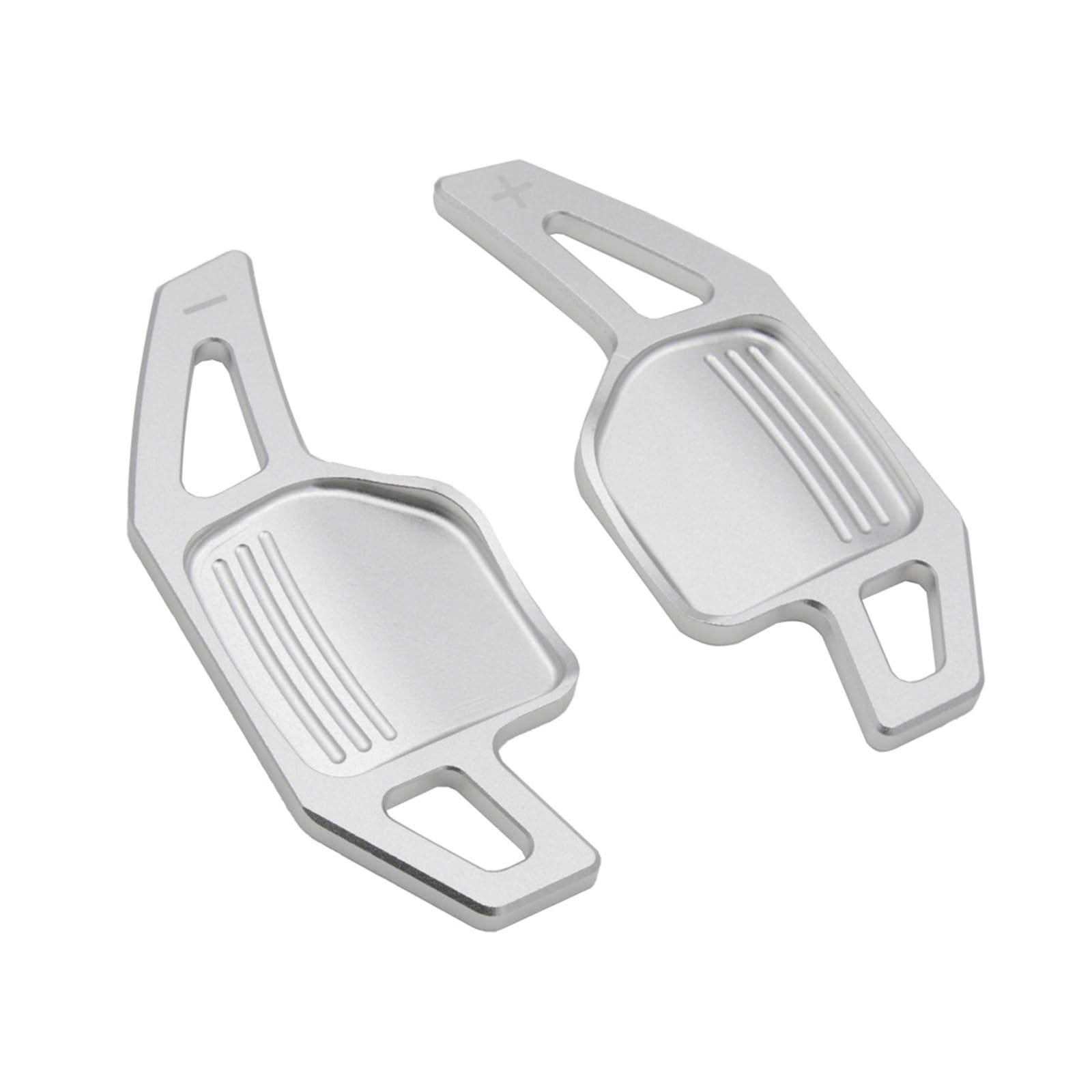 Paddel Shifter Für A4 B8 Für A3 8P S3 Für A5 Für A6 S6 C6 Q5 A8 R8 Für TT Für TTS Für MK2 Für 8J Avant Auto Lenkrad Paddel Verlängerung Styling Paddle Shifter(Silver) von YBCVEPQ