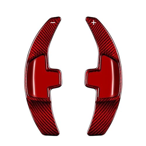 Paddel Shifter Für Benz 15-21 A B C E Für GLE Für Klasse W176 W205 W246 C117 W218 Lenkrad Paddle Shift Kompatibel(Fiber red) von YBCVEPQ