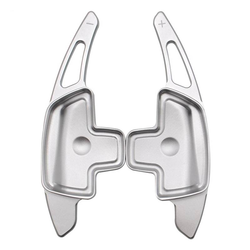 Paddel Shifter Für Benz A B C E Für Gle Für Klasse Für W176 Für W205 Für W246 Für W218 Lenkradpaddel SK CUSTOM Paddle Shifter Sind Geeignet(Silver) von YBCVEPQ