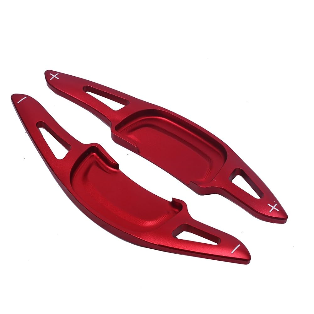 Paddel Shifter Für Mazda 3 Für CX30 Für CX-30 2020 2021 2022 Aluminium Legierung Paddle Verlängerung 1 Paar Lenkrad Getriebe Shift Paddle Shifter(Red) von YBCVEPQ