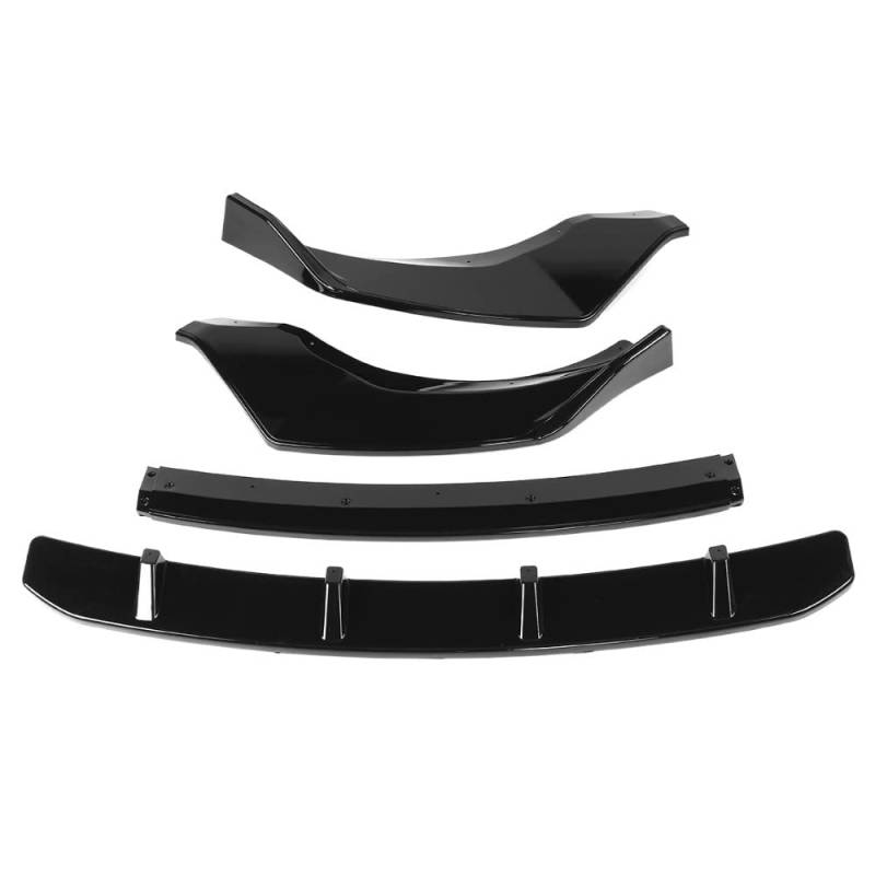 YBDFCBF 18 19 20 Auto Frontstoßstange Lip Spoiler Splitter Diffusor Abnehmbarer Body Kit Cover Guard kompatibel for BMW G01 X3 G02 X4 2018 2019 2020(Gloss Black) von YBDFCBF