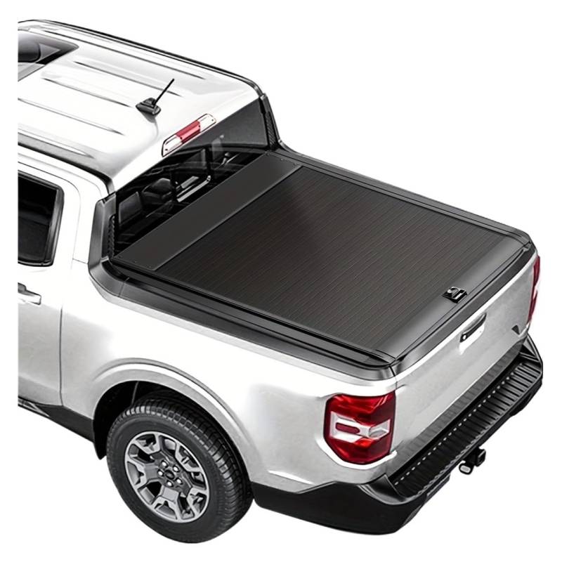 YBDFCBF 4,5 FT einziehbare Harte Tonneau-Abdeckungsklemmen, Ersatz, kompatibel mit Ford Maverick 4'5" 2022 2023 2024 Pickup Truck Bed(Combination Lock) von YBDFCBF