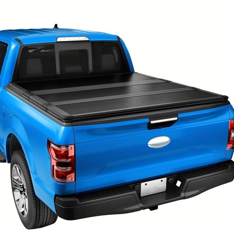 YBDFCBF 5,8 FT Ladefläche Harte 4-Fach LKW Laderaumabdeckung Kompatibel for Chevy Silverado GMC Sierra 1500 2014-2024 Pickup LKW Ladefläche 5'8" von YBDFCBF