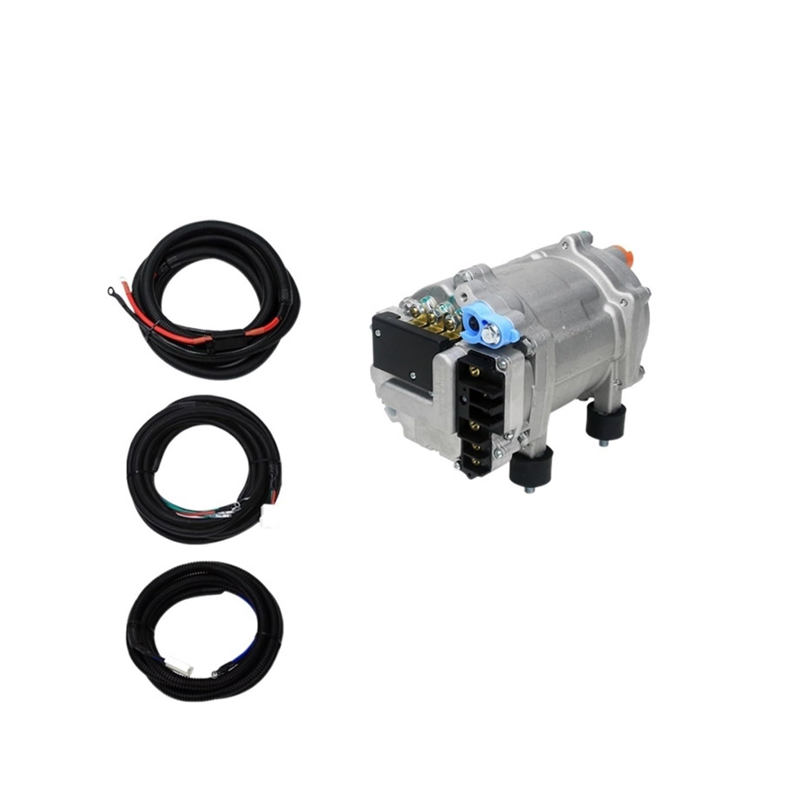 YBDFCBF Auto-Elektro-Wechselrichter, energiesparender Kompressor 12 V/24 V, Wohnmobil, Wohnmobil, LKW, Traktor, Neue Energieumwandlung, Parkklimaanlage(Set B 12V) von YBDFCBF