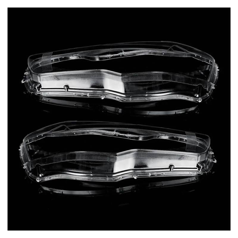 YBDFCBF Auto Front Scheinwerfer Scheinwerfer Objektiv Abdeckung Kompatibel for Mitsubishi Lancer Ex 2008-2016 Transparent Lampenschirm Kopf Lampe Shell(1 Pair) von YBDFCBF