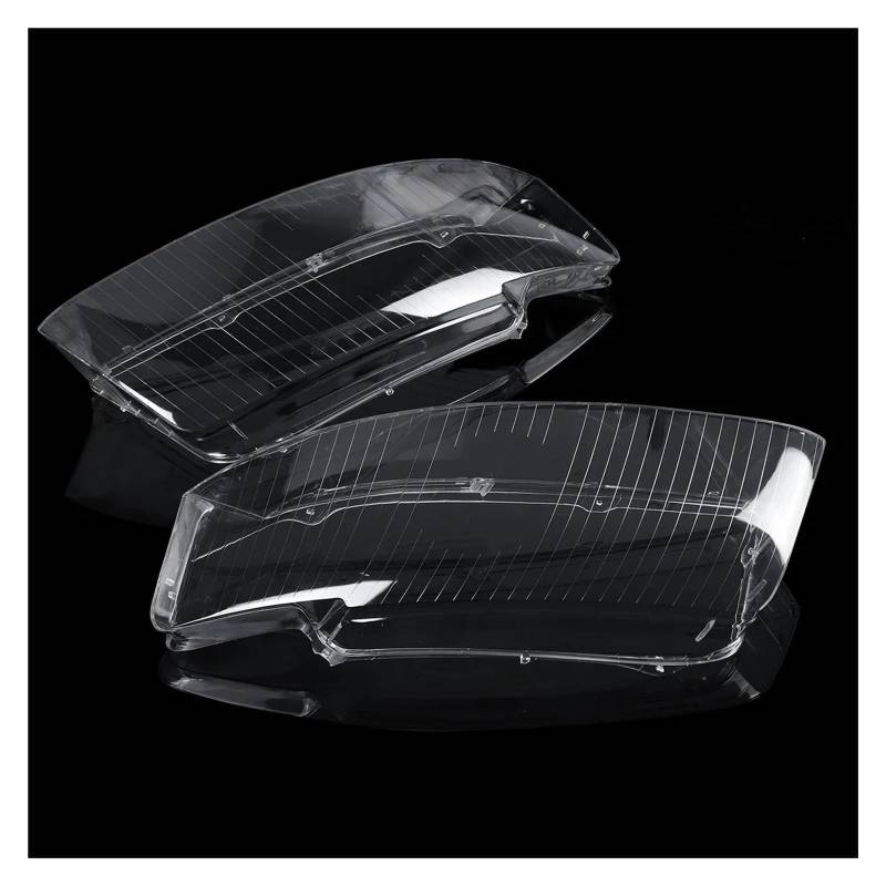 YBDFCBF Auto Front Scheinwerfer Scheinwerfer Objektiv Abdeckung Transparent Lampenschirme Lampe Shell Cap 8E0941029AD 8E0941030AD Kompatibel for Audi A4 B6 2002-2005(Pair) von YBDFCBF