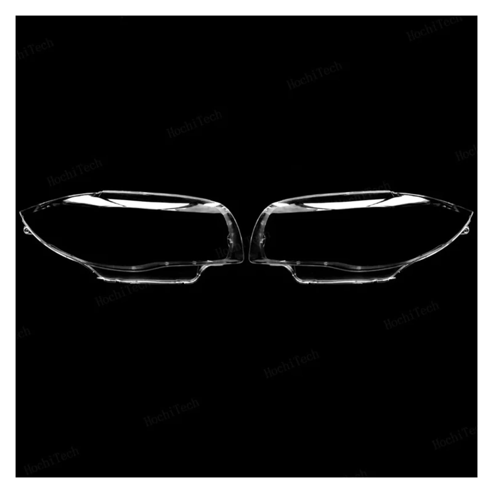 YBDFCBF Auto Frontscheinwerfer Abdeckung Objektiv Transparent Glas Scheinwerfer Lampenschirm Lampe Shell Masken Kompatibel for BMW 1 Serie E81 E82 E87 e88 2005-2011(Right and Left) von YBDFCBF