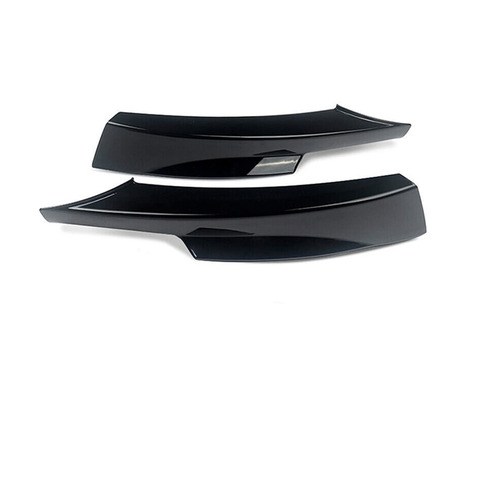 YBDFCBF Auto-Frontstoßstangen-Seitensplitter-Lippenspoiler, kompatibel for BMW E91 Touring/Kombi 2009–2012 mit M-Tech Stoßstange LCI/Facelift Auto-Zubehör(Glossy Black) von YBDFCBF