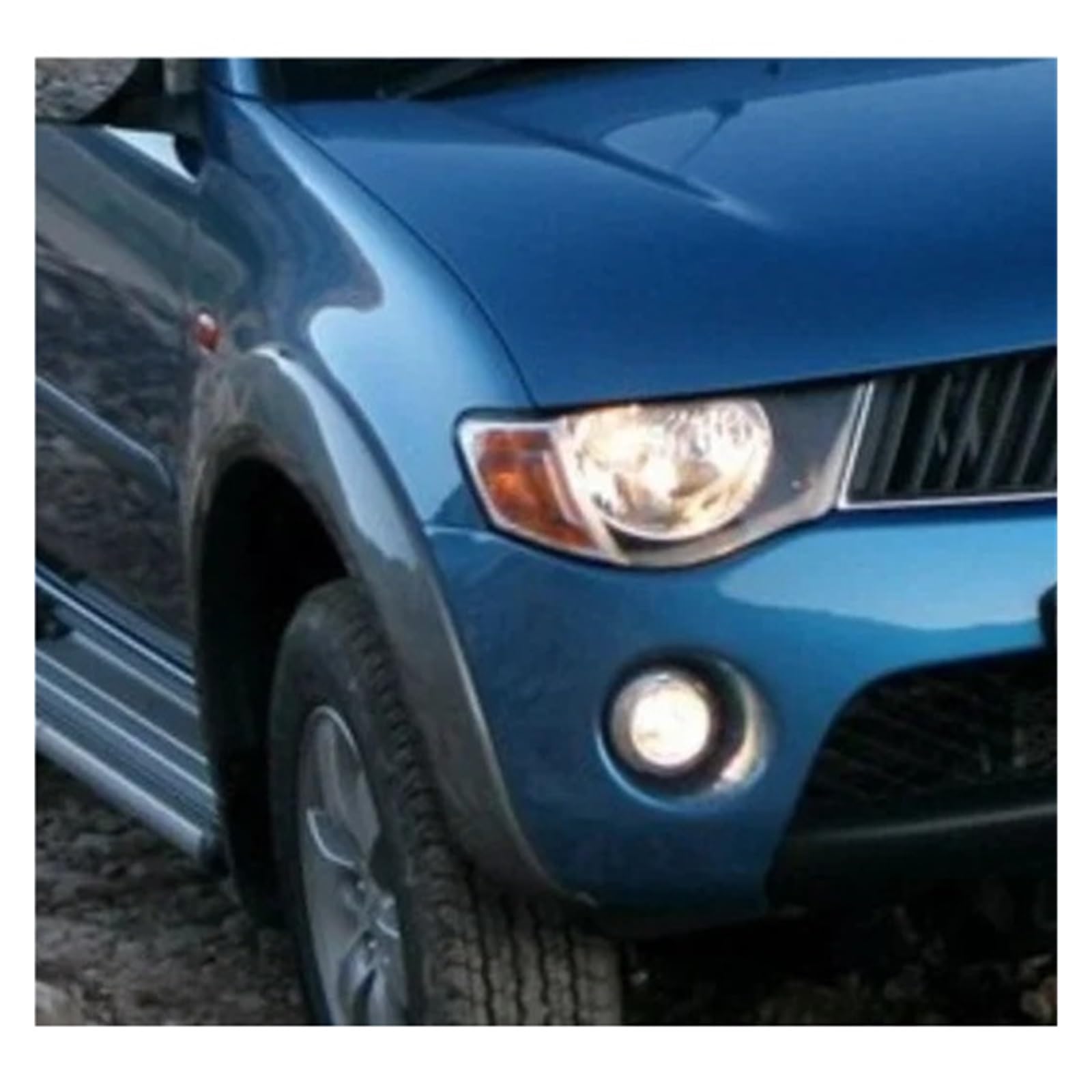 YBDFCBF Auto-Scheinwerferlinse, kompatibel mit Mitsubishi L200 Triton 2005–2014, Abdeckung, transparente Schale, Scheinwerferglas, ersetzt die Original-Lampenschirme(Left and Right) von YBDFCBF