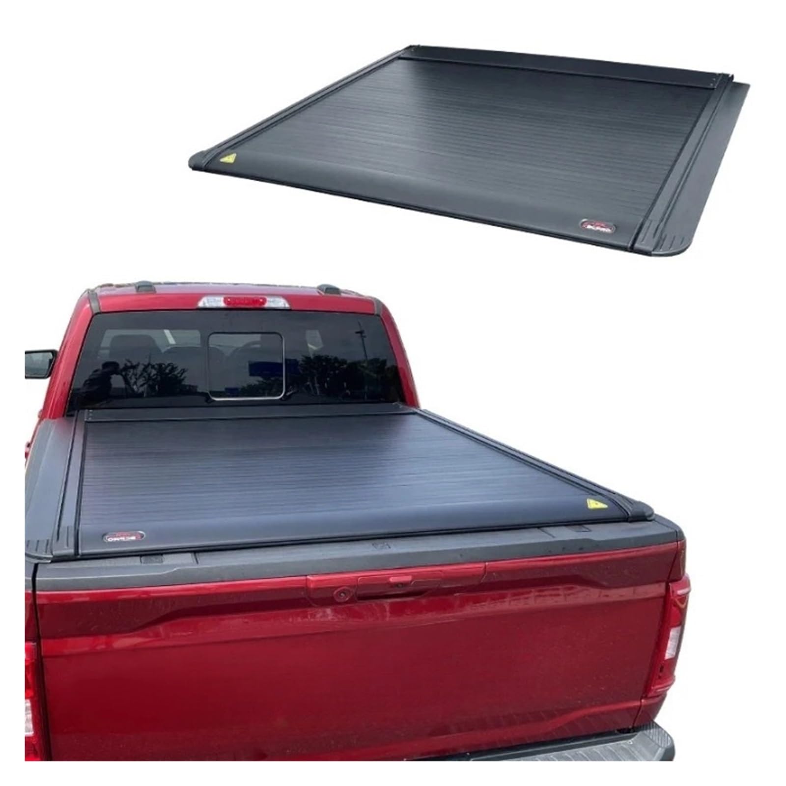 YBDFCBF Automatisch rollender Tonneau-Abdeckungsdeckel, hart einziehbar, kompatibel mit Chevy Colorado 2015–2025, 1,5 m Bettdecke mit Schloss, LKW-Ladeflächen-Zubehörabdeckungen von YBDFCBF