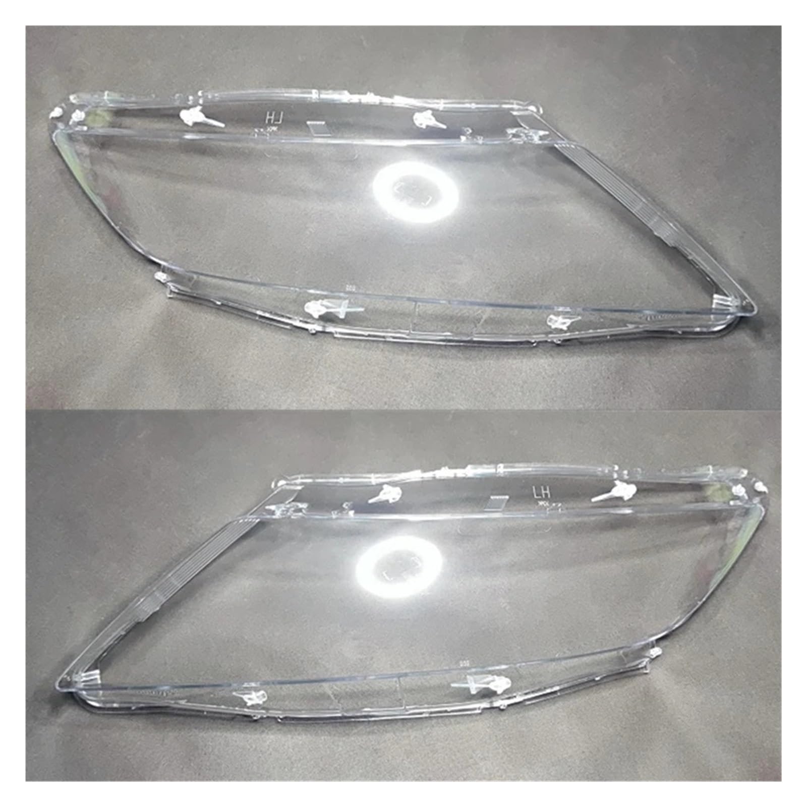 YBDFCBF Autoscheinwerfer Objektivschale Scheinwerferabdeckung Transparenter Lampenschirm Glaslampenschirmgehäuse Kompatibel for Lincoln MKC 2014 2015 2016 2017 2018(Left and Right 2 Pcs) von YBDFCBF