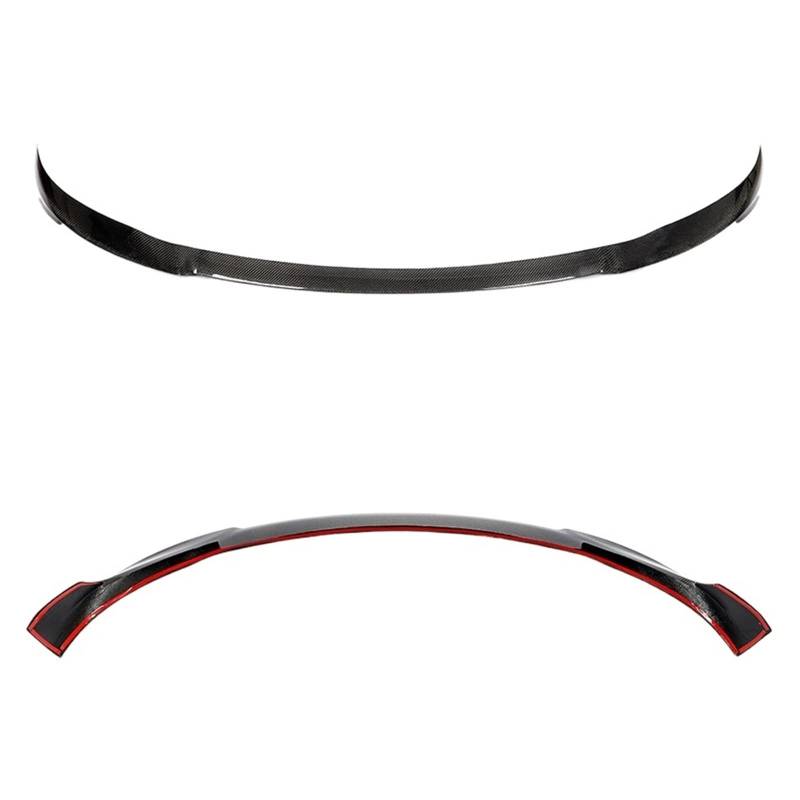 YBDFCBF Carbon-Faser-Auto-Frontstoßstangenlippe kompatibel for Tesla Model 3 Base Sedan 4-Door 2016–2018 Long Range Bumper Lip Spoiler Kinnschutz(Gloss Carbon) von YBDFCBF