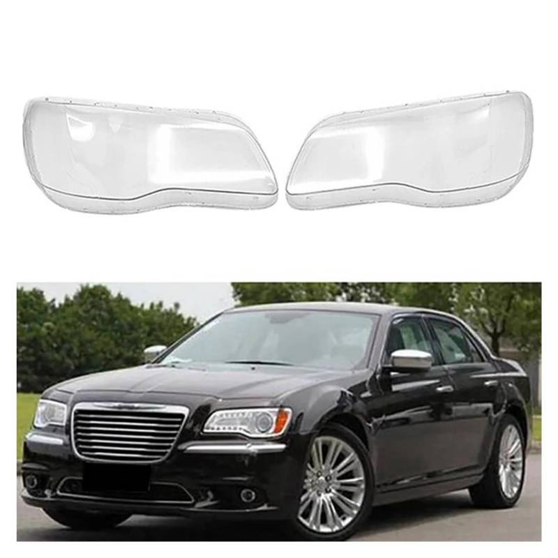 YBDFCBF Frontscheinwerfer Shell Lampenschirm Scheinwerferlinse Transparente Scheinwerferabdeckung Kompatibel for Chrysler 300C 2011-2021(Left and right) von YBDFCBF