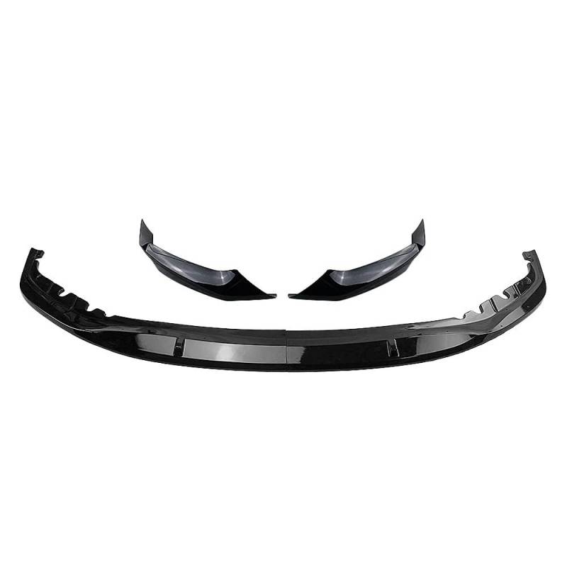 YBDFCBF Glänzend schwarzer Auto-Frontstoßstangen-Spoiler-Lippen-Unterkörper-Kit-Splitter, kompatibel for BMW G30 5er M-Tech M Sport 2017 2018 2019 von YBDFCBF