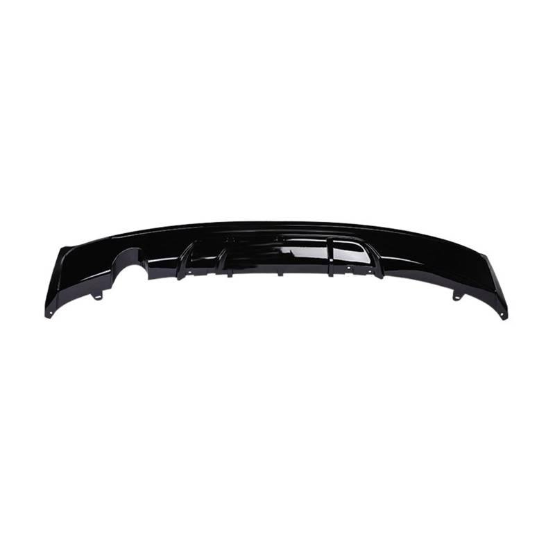 YBDFCBF Karbonfaser-M-Sport-M-Tech-Heckdiffusor-Stoßstangen-Karosseriesatz, kompatibel for BMW 2er F22 F23 2014–2020, glänzendes Schwarz(Single-Single Out) von YBDFCBF