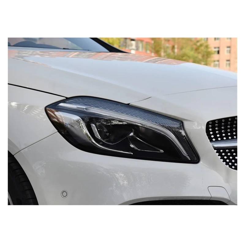 YBDFCBF Kompatibel for Benz W176 A-Klasse A180 A200 A260 A45 AMG 2017–2018. Scheinwerfer-Abdeckungslinse, transparente Lampenschirm-Scheinwerferschale(Left and right) von YBDFCBF