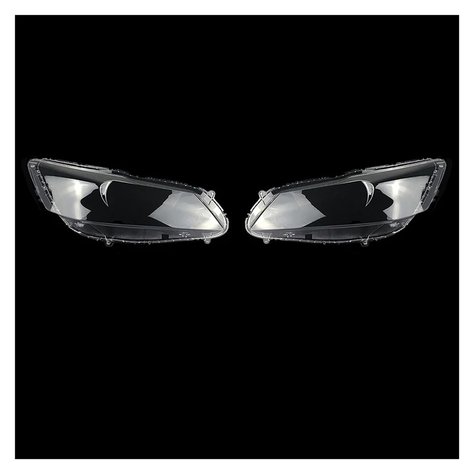 YBDFCBF Kompatibel for Honda Accord 9,5 Generation 2016 2017 Auto Front Scheinwerfer Abdeckung Glas Lampe Kappen Lampenschirm Auto Kopf Licht Objektiv Shell(Low A Piar) von YBDFCBF