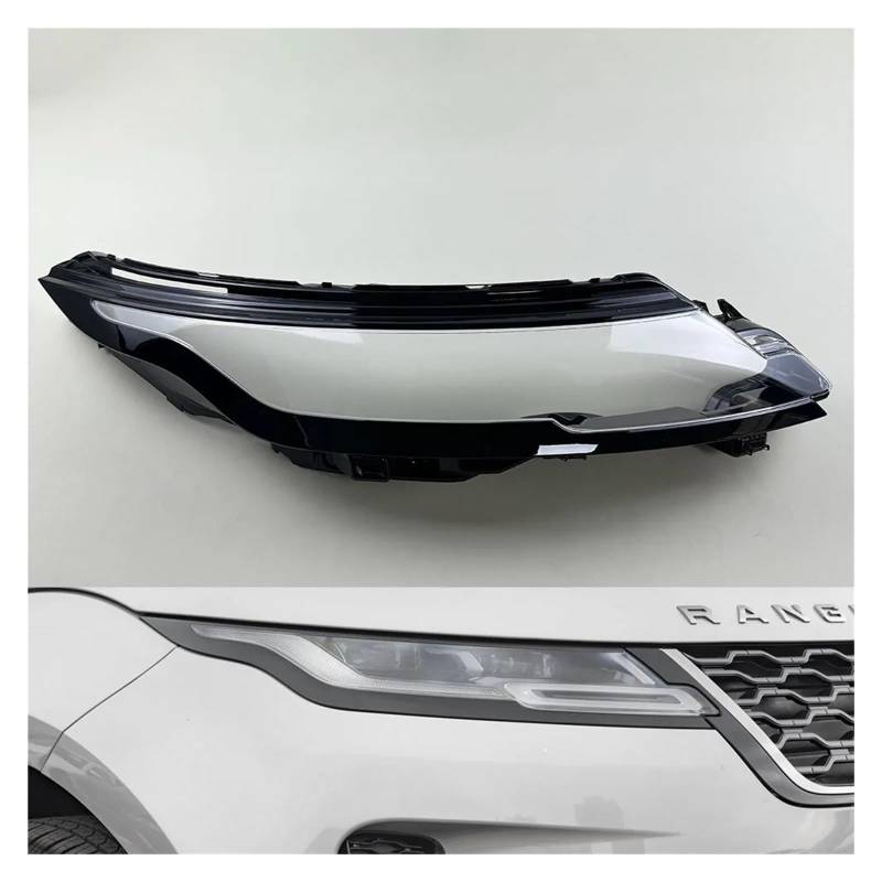 YBDFCBF Kompatibel for Land Rover Range Rover Evoque 2020 2021 2022 Scheinwerfer Abdeckung Scheinwerfer Shell Objektiv Ersetzen Original Lampenschirm(Right) von YBDFCBF