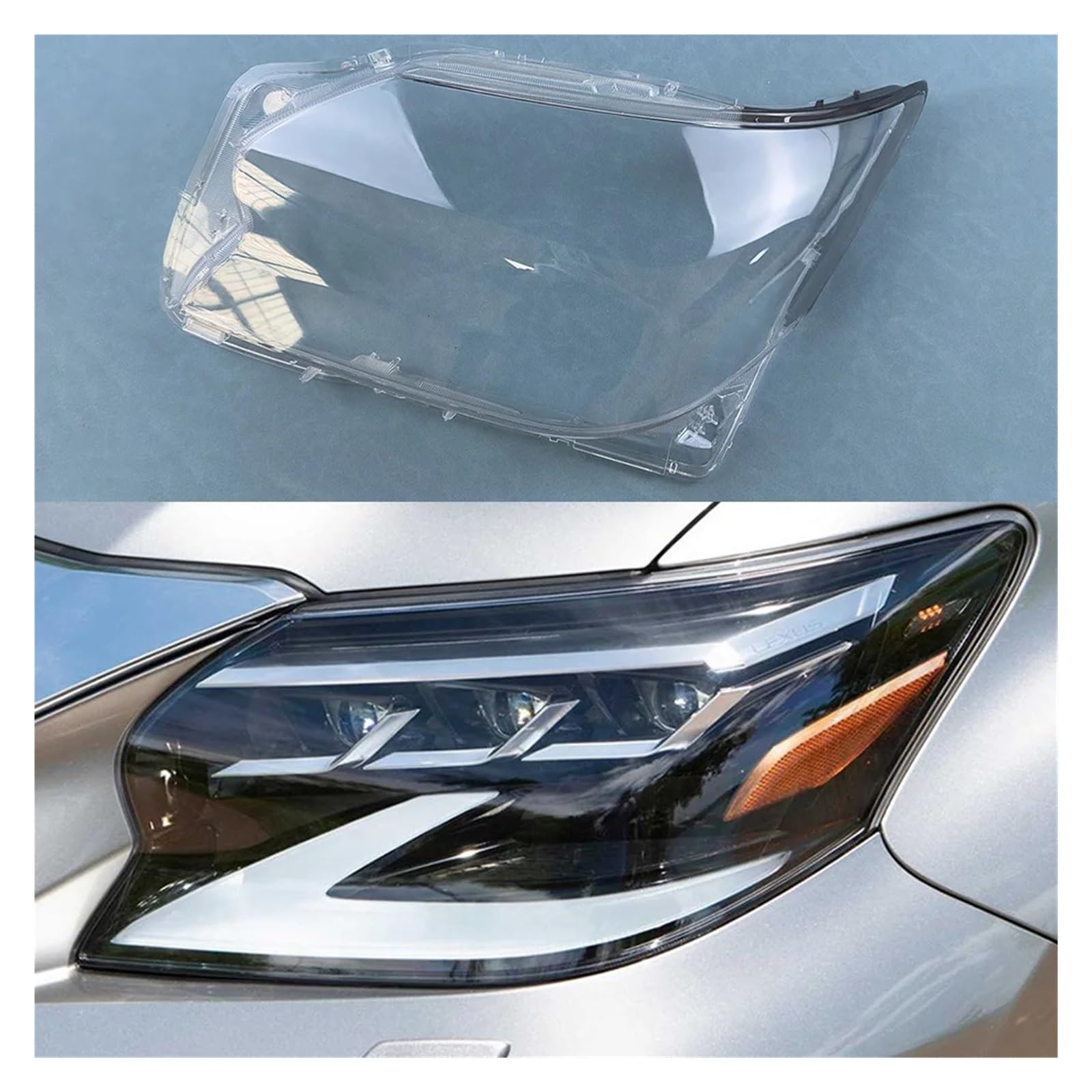 YBDFCBF Kompatibel for Lexus GX GX400 GX460 2020 Scheinwerfer Shell Transparent Lampshdade Scheinwerfer Abdeckung Lampe Schatten Ersetzen Original Objektiv(Left) von YBDFCBF