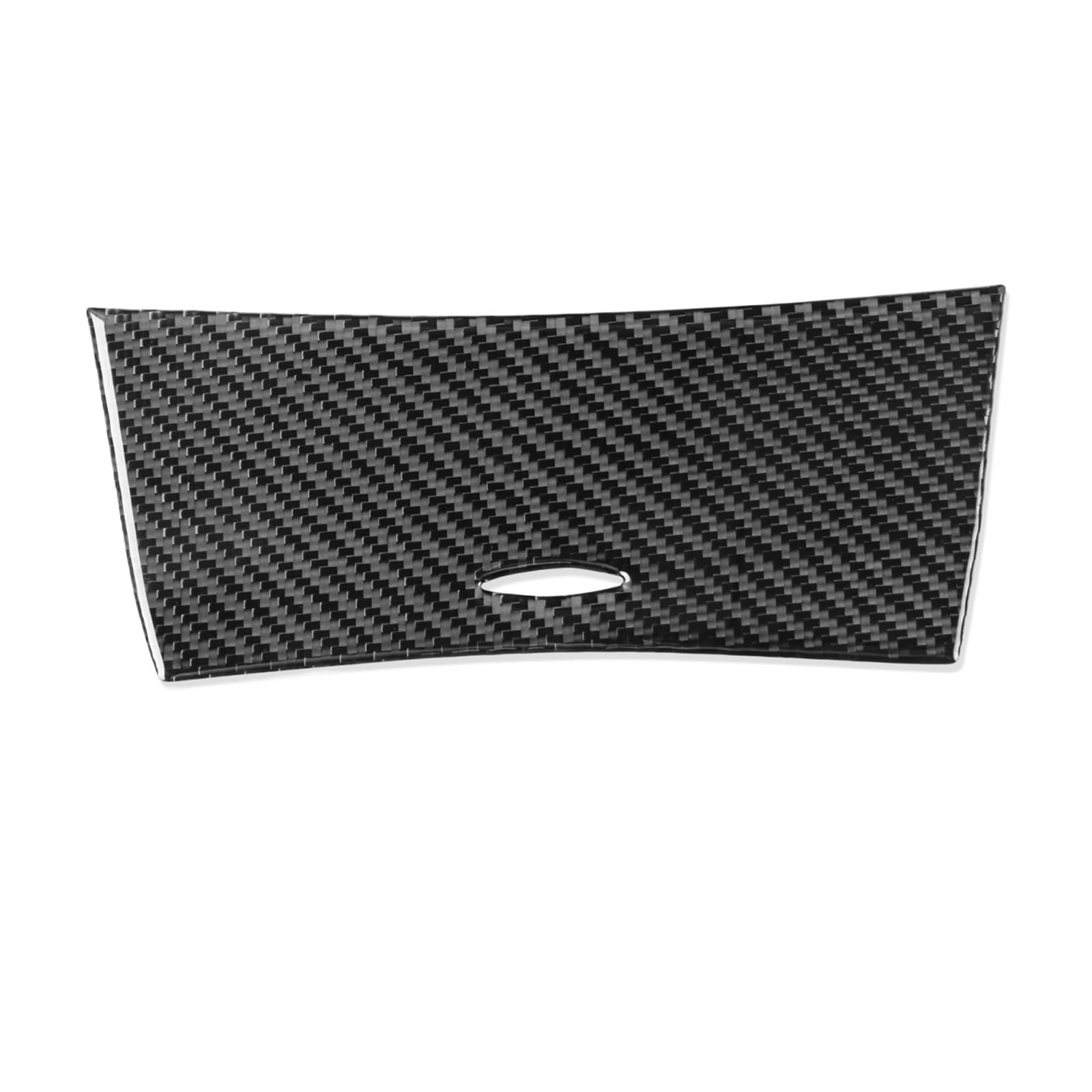 YBDFCBF Kompatibel for Mercedes-Benz CLS C219 2004–2009, Auto-Zentralsteuerung, Aufbewahrungsbox, Verkleidung, Aufkleber, Verkleidung aus Kohlefaser, Innenzubehör(Black) von YBDFCBF