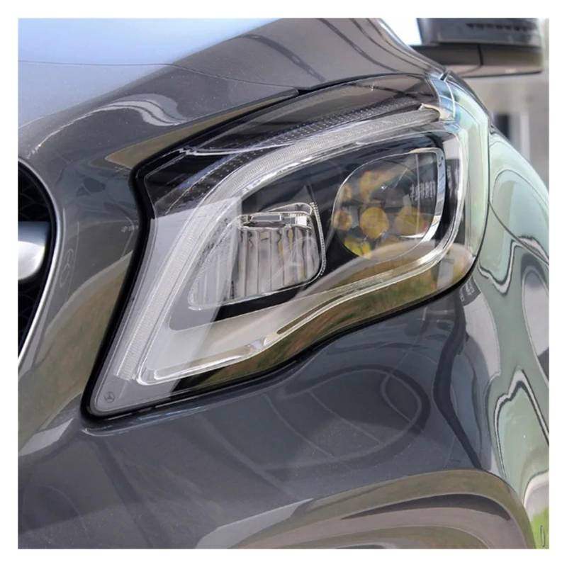 YBDFCBF Kompatibel for Mercedes Benz GLA W156 AMG GLA200 GLA220 2017 2018 2019 Auto Scheinwerfer Objektiv Abdeckung Lampe Shell Glas Scheinwerfer licht(Left and right) von YBDFCBF