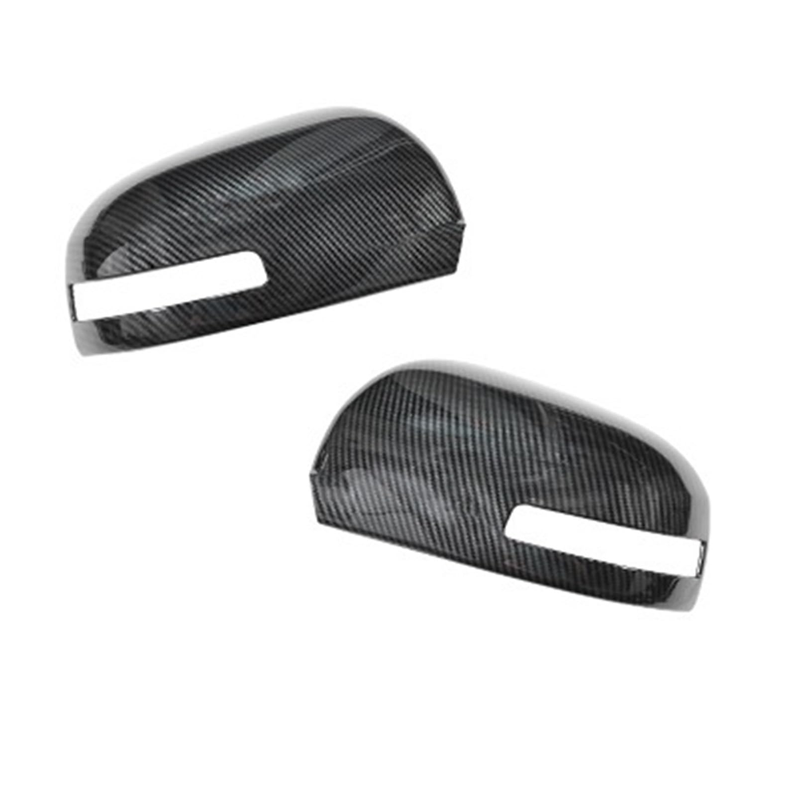 YBDFCBF Kompatibel for Mitsubishi Outlander 3 2014 2019 2020 2021 Carbon Fiber Rückansicht Seitenspiegel Abdeckung Rückspiegel ABS Schutz Streifen(Carbon Fiber Black A) von YBDFCBF