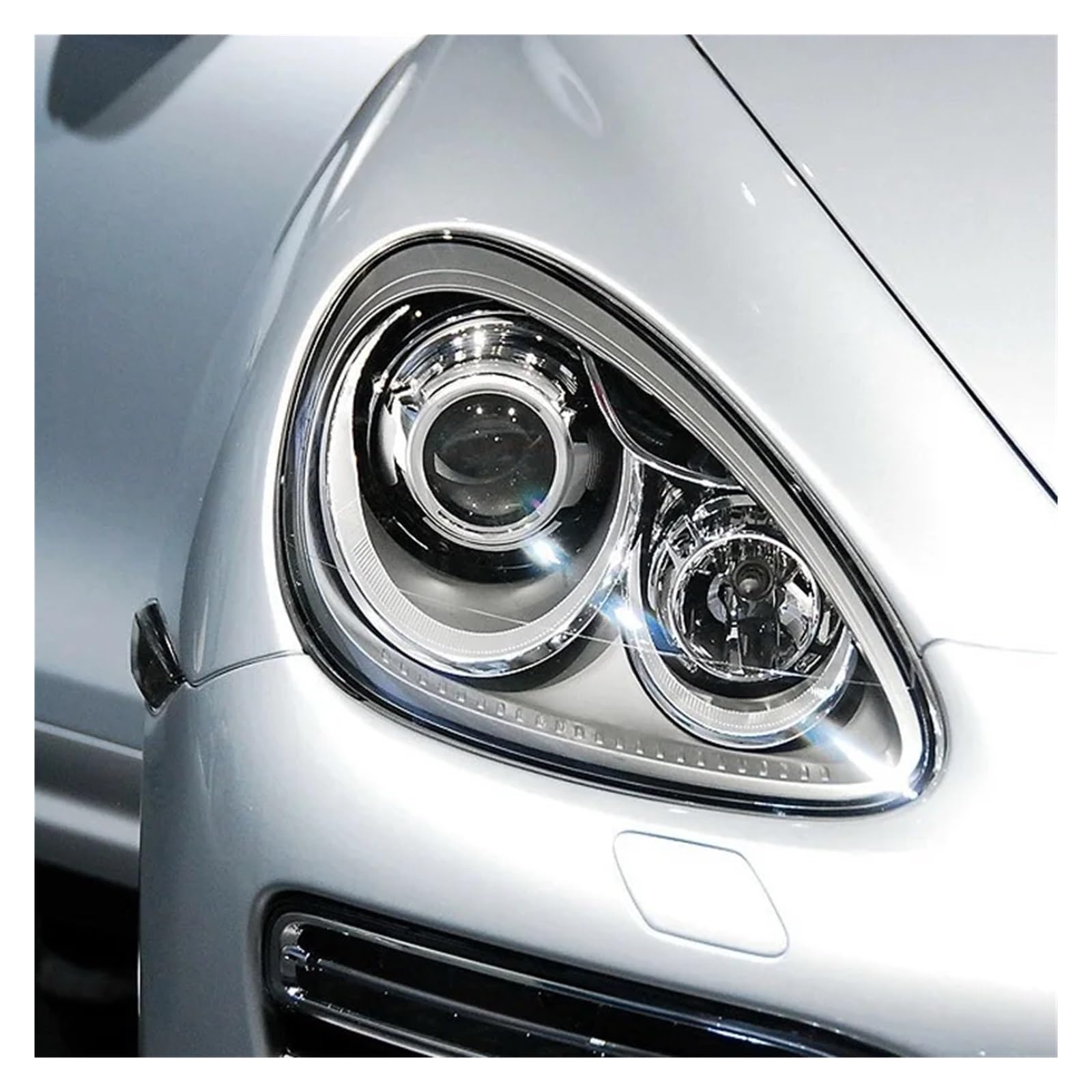 YBDFCBF Kompatibel for Porsche Cayenne 2010 2011 2012 2013 2014 Frontscheinwerfer-Objektivabdeckung Lampenschirmschale Transparente Scheinwerferglas-Lampenschale(Left and right) von YBDFCBF