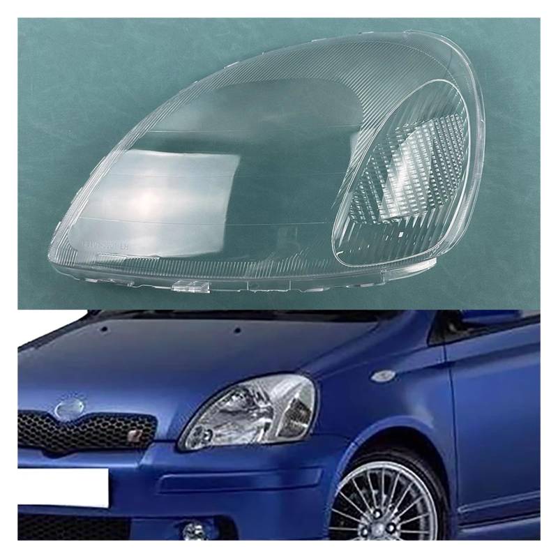 YBDFCBF Kompatibel for Toyota Yaris 1999 2000 2001 2002 Auto Zubehör Scheinwerfer Abdeckung Transparent Lampenschirm Lampe Objektiv Scheinwerfer Shell(Left) von YBDFCBF