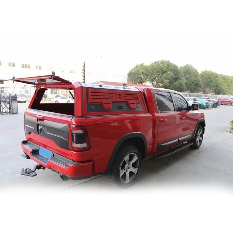 YBDFCBF Laderaumabdeckung Pickup Truck Topper kompatibel for Nissan Navara D23 2013–2025, Bettdecke mit Schloss, LKW-Ladeflächenüberdachung, Hardtop-Überdachung, Zubehörabdeckungen(Style B:Side Glass von YBDFCBF