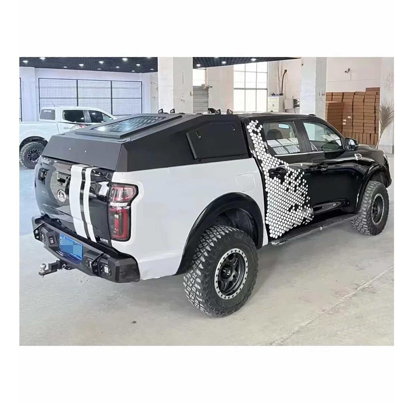 YBDFCBF Laderaumabdeckung for Pickup-Trucks, kompatibel mit Jeep Gladiator 2014–2025, Laderaumabdeckung mit Schloss, LKW-Ladeflächenüberdachung, Hardtop-Überdachung, Zubehörabdeckungen von YBDFCBF