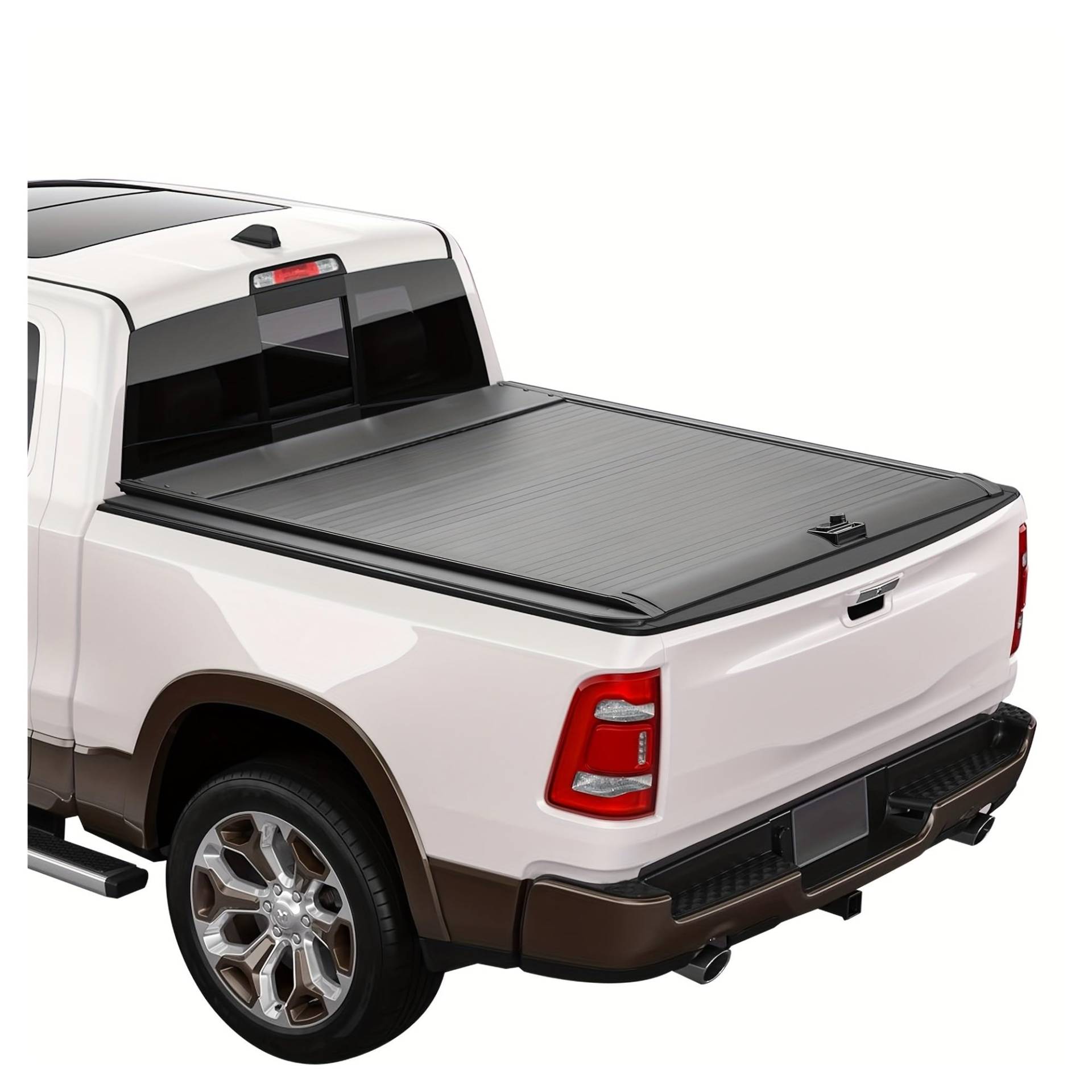 YBDFCBF Pickup-Truck-Zubehör, LKW-Ladeflächenabdeckungen, Copertura Laderaumabdeckung, kompatibel for Ford Ranger Raptor F150 2014–2025, einziehbare Ladeflächenabdeckung mit Schloss(Combination Lock v von YBDFCBF