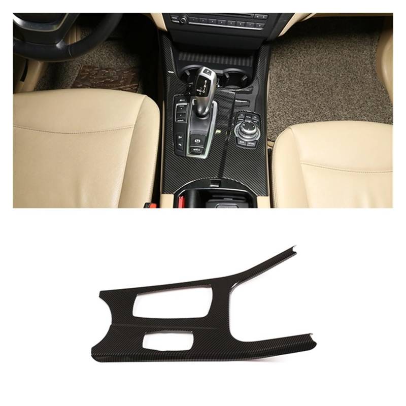 YBDFCBF RHD oder LHD Auto Styling Mittelkonsole Gangschaltung Panel Dekoration Aufkleber Trim kompatibel for BMW X3 F25 X4 F26 2011–2017 Innenzubehör(A LHD) von YBDFCBF