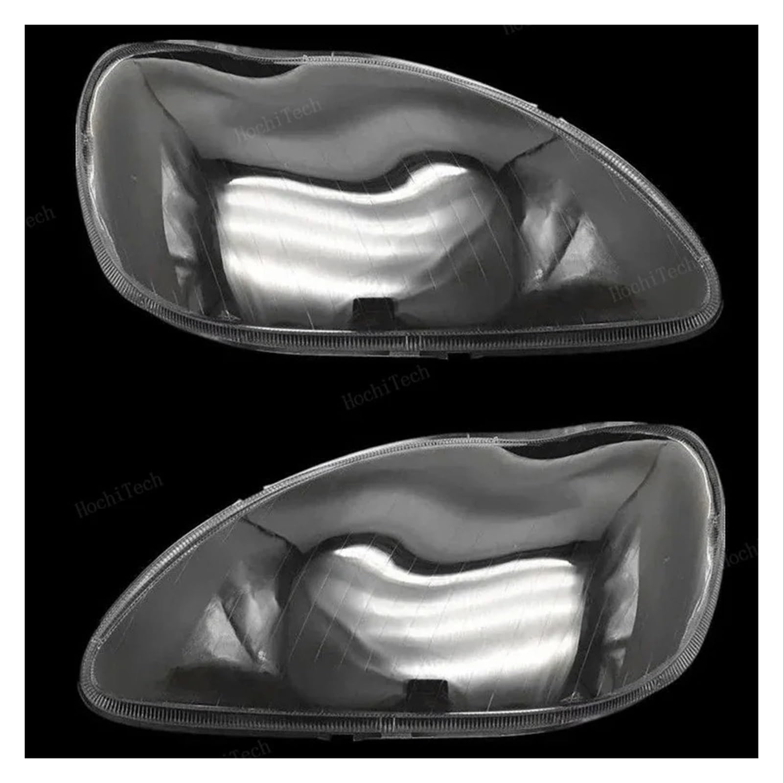 YBDFCBF Scheinwerfer Lampenschirm Transparent Scheinwerfer Gehäuse Abdeckung Objektiv Licht Schutz Kompatibel for Mercedes-Benz W220 S Klasse Facelift 2004-2005(Right and Left) von YBDFCBF