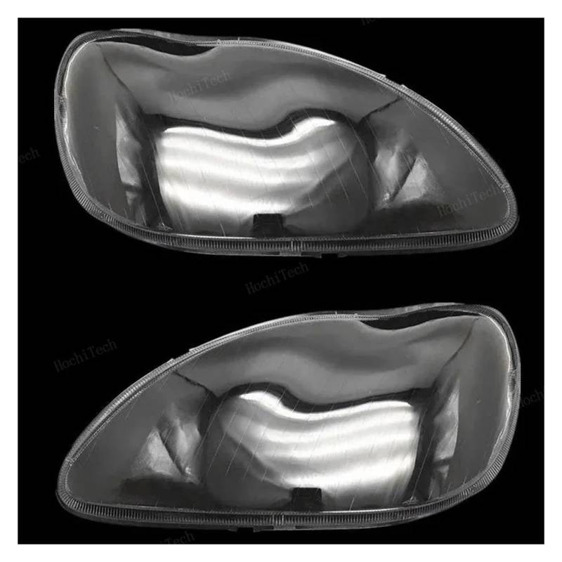 YBDFCBF Scheinwerfer Lampenschirm Transparent Scheinwerfer Gehäuse Abdeckung Objektiv Licht Schutz Kompatibel for Mercedes-Benz W220 S Klasse Facelift 2004-2005(Right and Left) von YBDFCBF