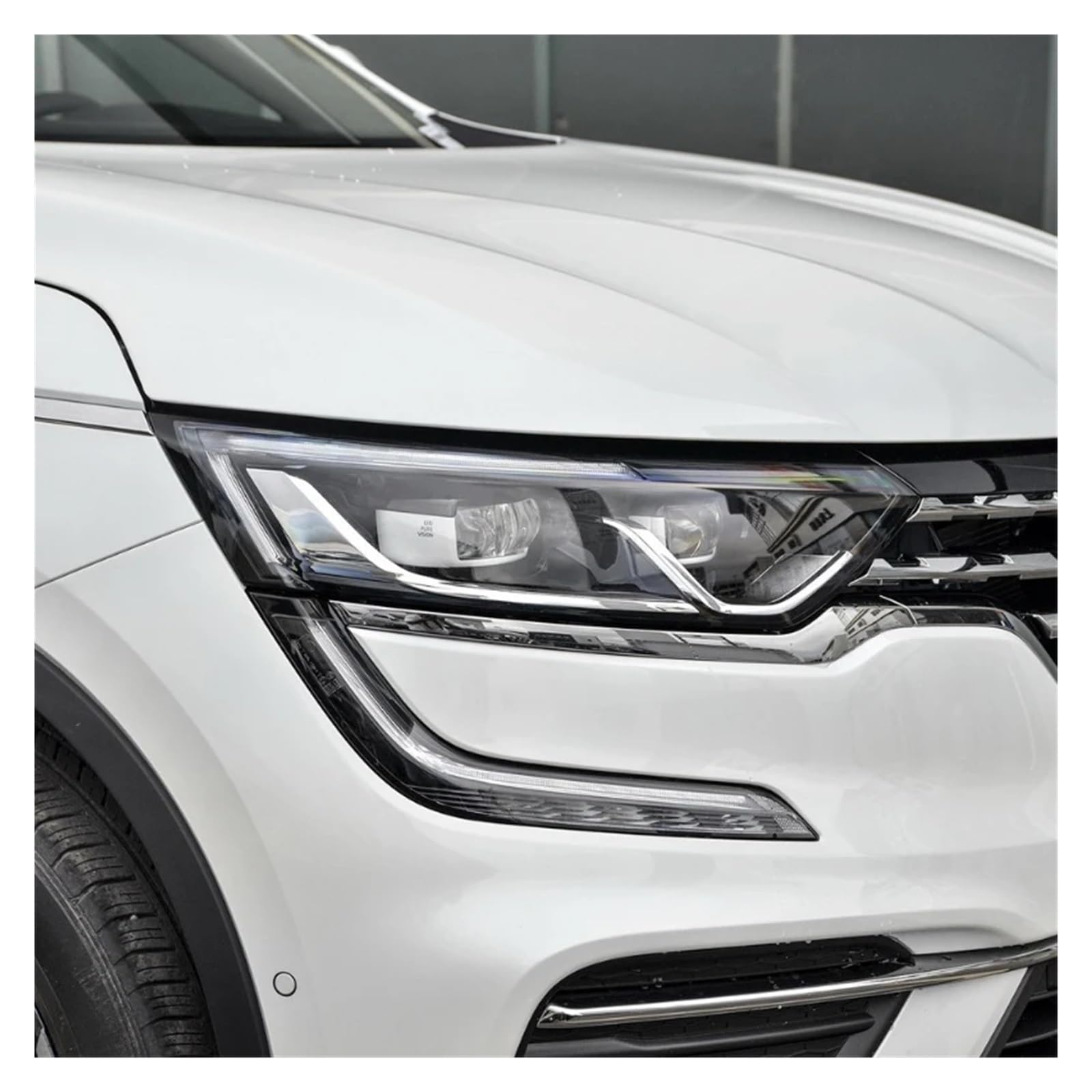 YBDFCBF Scheinwerfer Schatten Abdeckung Kompatibel for Renault Koleos 2016~2019 Zubehör Scheinwerfer Shell Lampe Schatten Abdeckung Vorne Klare Lampe auto Shell(Left and right) von YBDFCBF