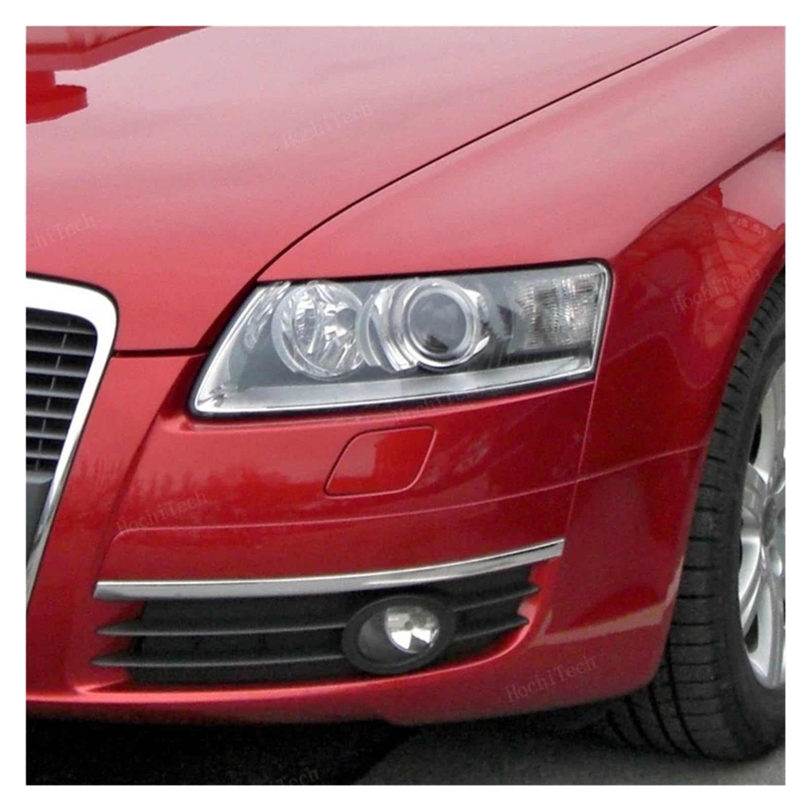 YBDFCBF Scheinwerferabdeckung kompatibel for Audi A6 A6L C6 4F 2004–2011, transparentes Gehäuse, Frontscheinwerfer, Linsenschale, Glas, Lampenabdeckung(Right and Left) von YBDFCBF