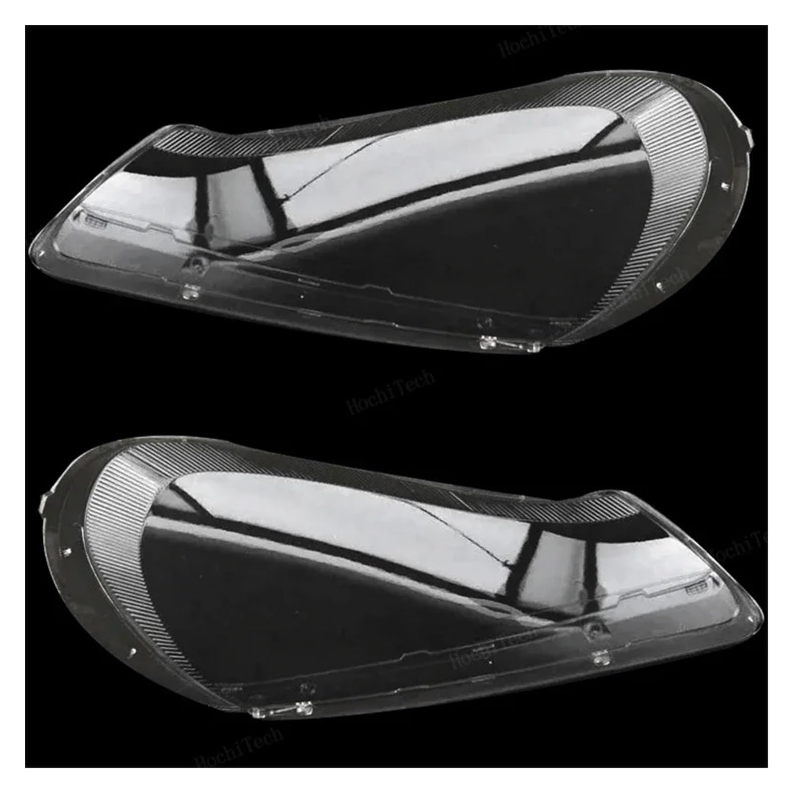 YBDFCBF Scheinwerferabdeckung kompatibel for Porsche Cayenne S GTS E1 9PA 955 957 2008–2010, transparentes Gehäuse, Frontscheinwerfer, Linsenschale, Glas, Lampenabdeckung(Right and Left) von YBDFCBF