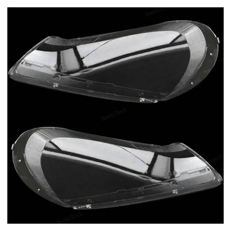 YBDFCBF Scheinwerferabdeckung kompatibel for Porsche Cayenne S GTS E1 9PA 955 957 2008–2010, transparentes Gehäuse, Frontscheinwerfer, Linsenschale, Glas, Lampenabdeckung(Right and Left) von YBDFCBF