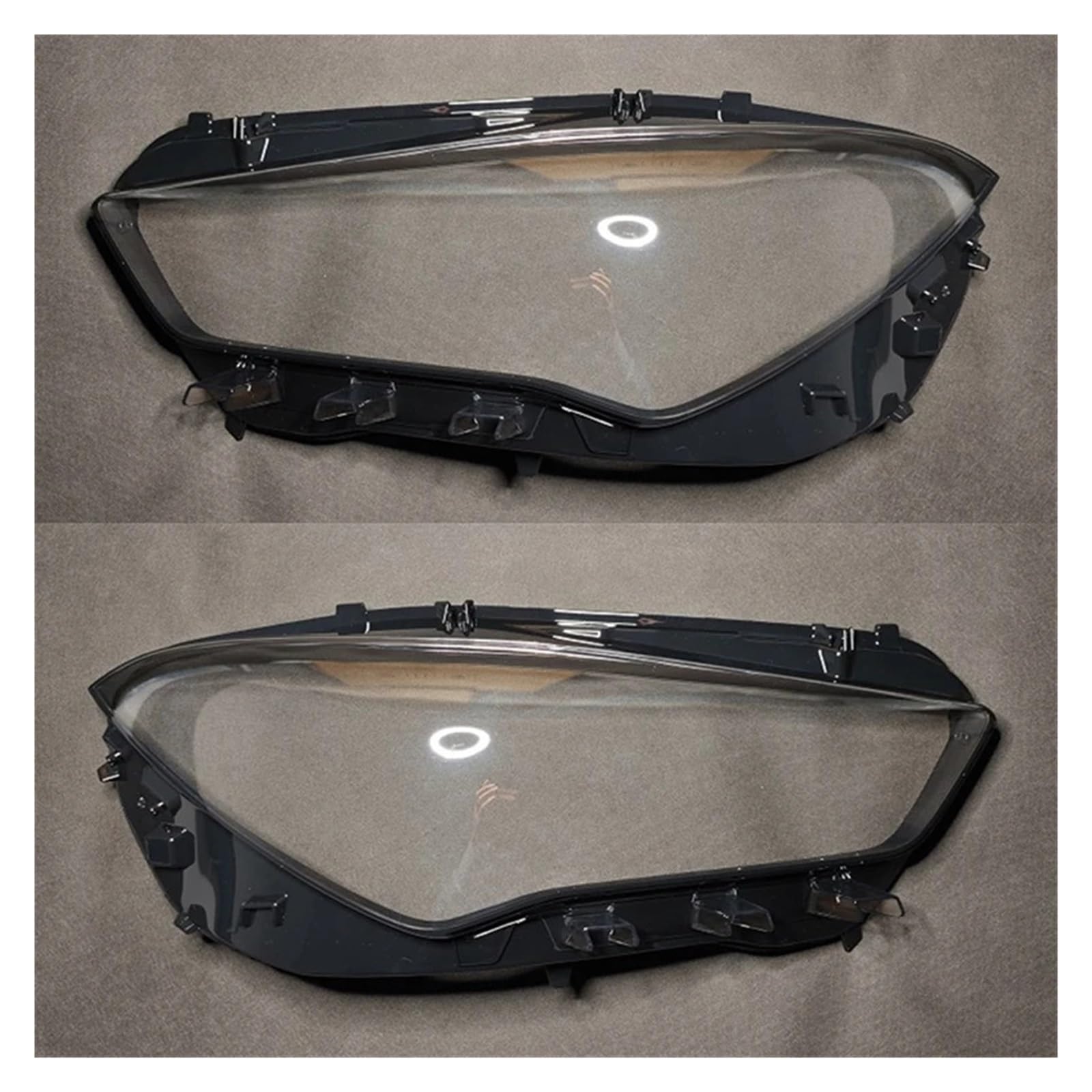 YBDFCBF Scheinwerferlinsenschale, Scheinwerferabdeckung, transparenter Lampenschirm, Glas, Kopflicht, Lampenschirm, kompatibel for Mercedes-Benz W118 CLA 2020 2021 2022(Left and right) von YBDFCBF