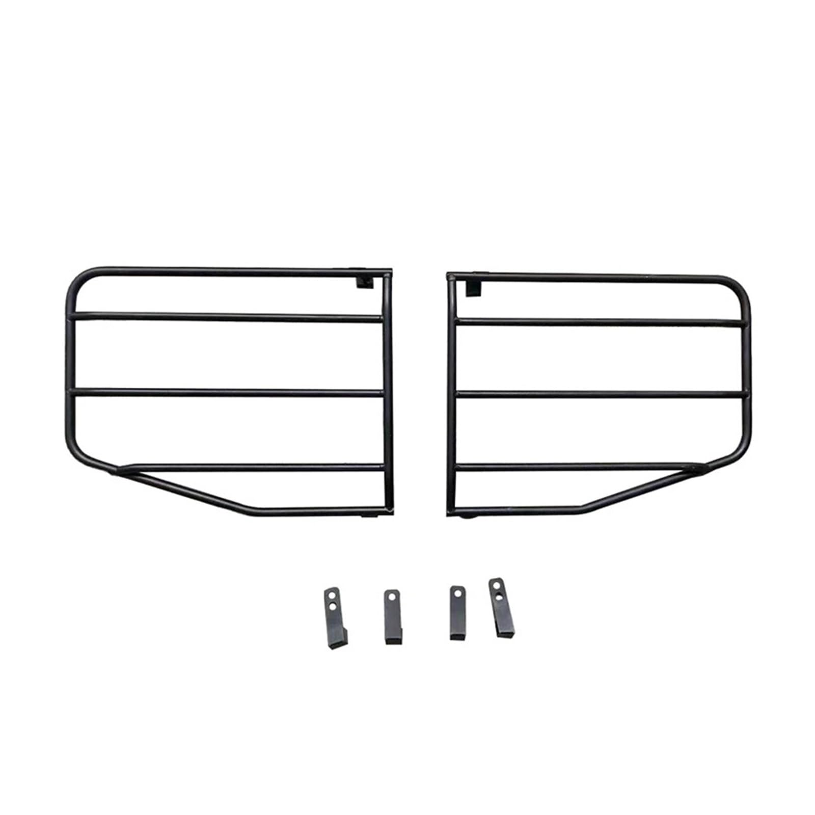 YBDFCBF Scheinwerferschutzabdeckung aus Stahl, kompatibel for Suzuki Jimny JB64 JB74 2019 2022 2021 2023 LITTLE D Scheinwerferlampenverkleidung JB74 Autozubehör von YBDFCBF