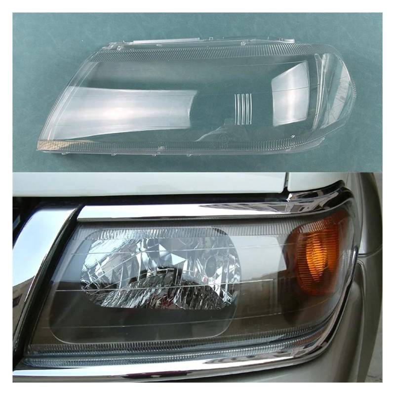 YBDFCBF for Mitsubishi Sport Pajero Race Scheinwerfer Objektiv Abdeckung Transparent Lampenschirm Scheinwerfer Shell Auto Ersatz Teile(Left) von YBDFCBF