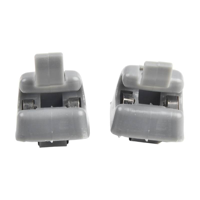 YBFFBH [Replacement] 2 stücke Sonnenblende Clips Nylon Ersatz for Mercedes W201 W190 Klasse for W123 for W124 E Klasse for W126 S Klasse Innen Teile (Gray) von YBFFBH