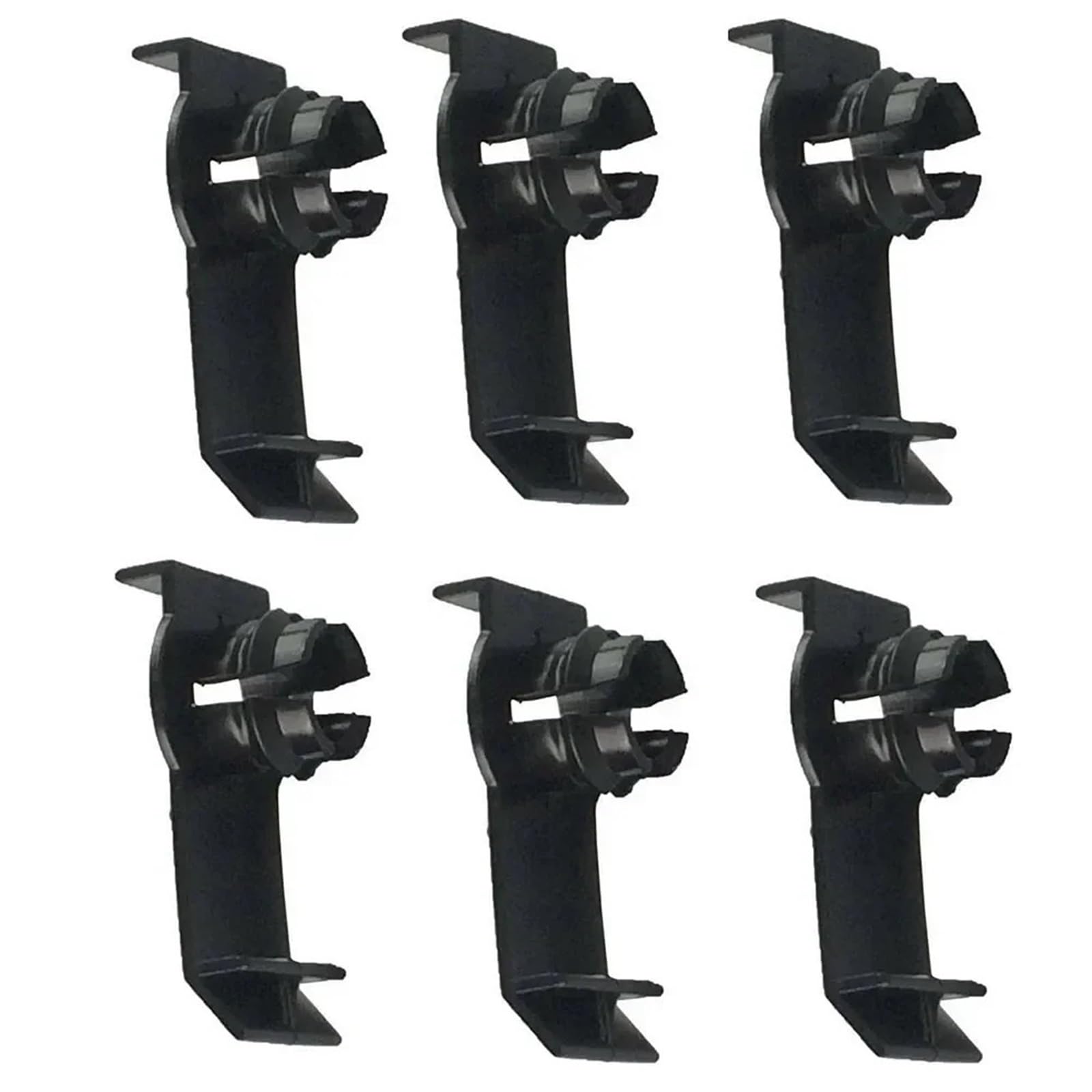 YBFFBH [Replacement] 6 PCS Auto Fensterheber Clips for Vorne Links Oder Rechts Kunststoff Schwarz Clips Auto Innen Zubehör for BMW E53 51338254781 von YBFFBH