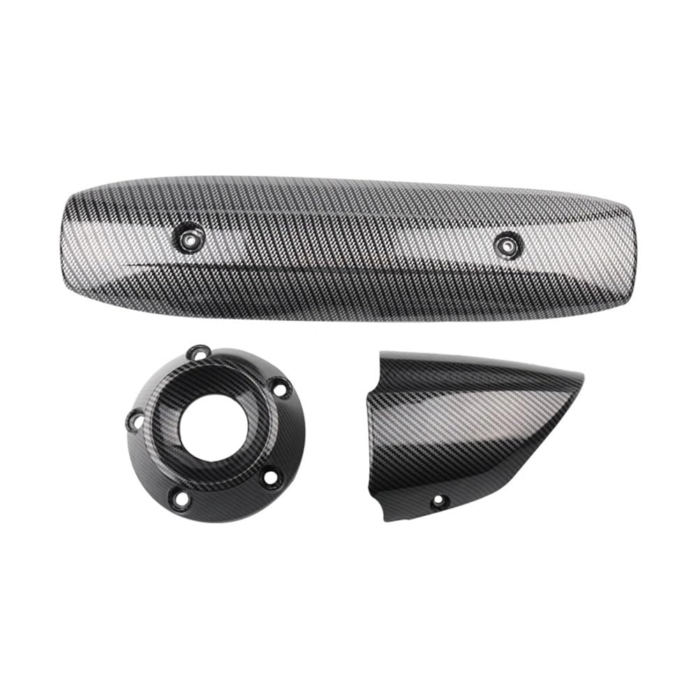 Auspuff Hitzeschutzblech Für TMAX530 TMAX 530 Tmax 530 2013-2017 Motorrad Roller Schalldämpfer Abdeckung Imitation Carbon Faser Auspuffrohr Schutz Schutz von YBGTRS